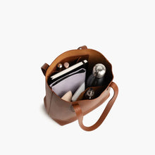 Load image into Gallery viewer, Leather Shopper Tote Bag