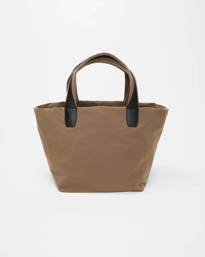 Nylon Multi-Pocket Shopper Tote Bag