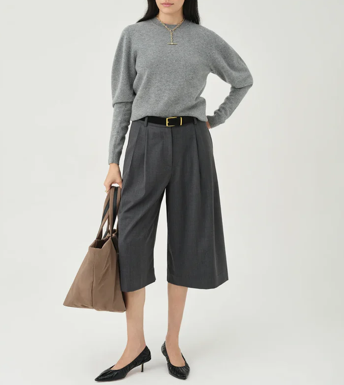 Nylon Multi-Pocket Shopper Tote Bag