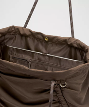 Load image into Gallery viewer, Ruched Nylon Large Capacity Shopper Tote Bag
