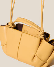 Load image into Gallery viewer, Yellow Braided Handle Leather Mini Shoulder Bag