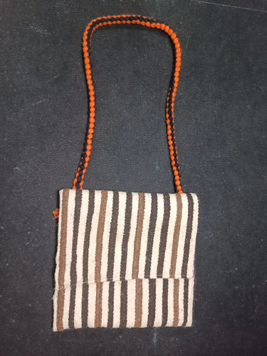 Handwoven Moroccan Wool Kilim Striped Boho Shoulder Crossbody Bag