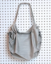 Load image into Gallery viewer, Striped 100% Cotton Foldable Large Capacity Shoulder Tote Bag